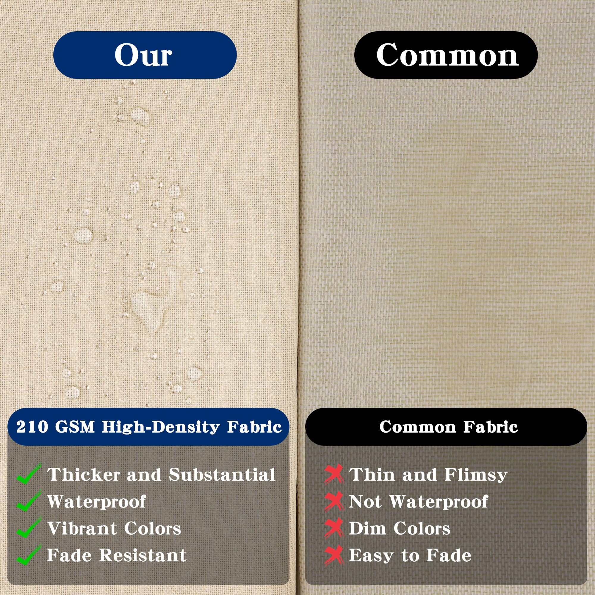 Aymolas weather resistant material suitable for outdoor use