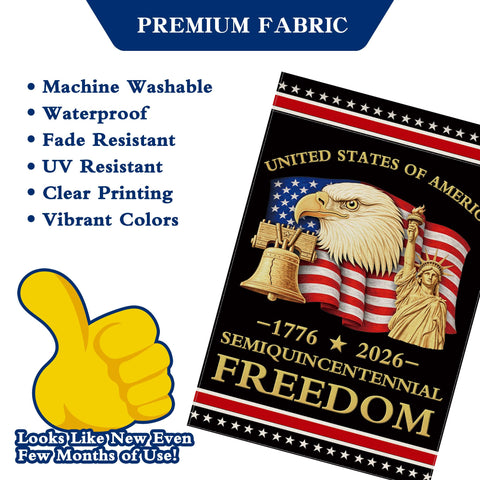 Aymolas yard display flag ideal for porches and balconies.