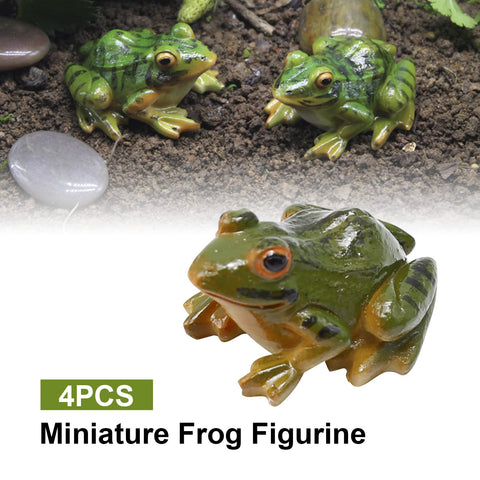Aynaxcol hand-painted frog dollhouse figure adds realism to indoor terrariums.