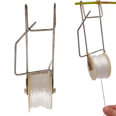 Aynaxcol tomato-cucumber hook system demonstrates overhead training for climbing vegetables.