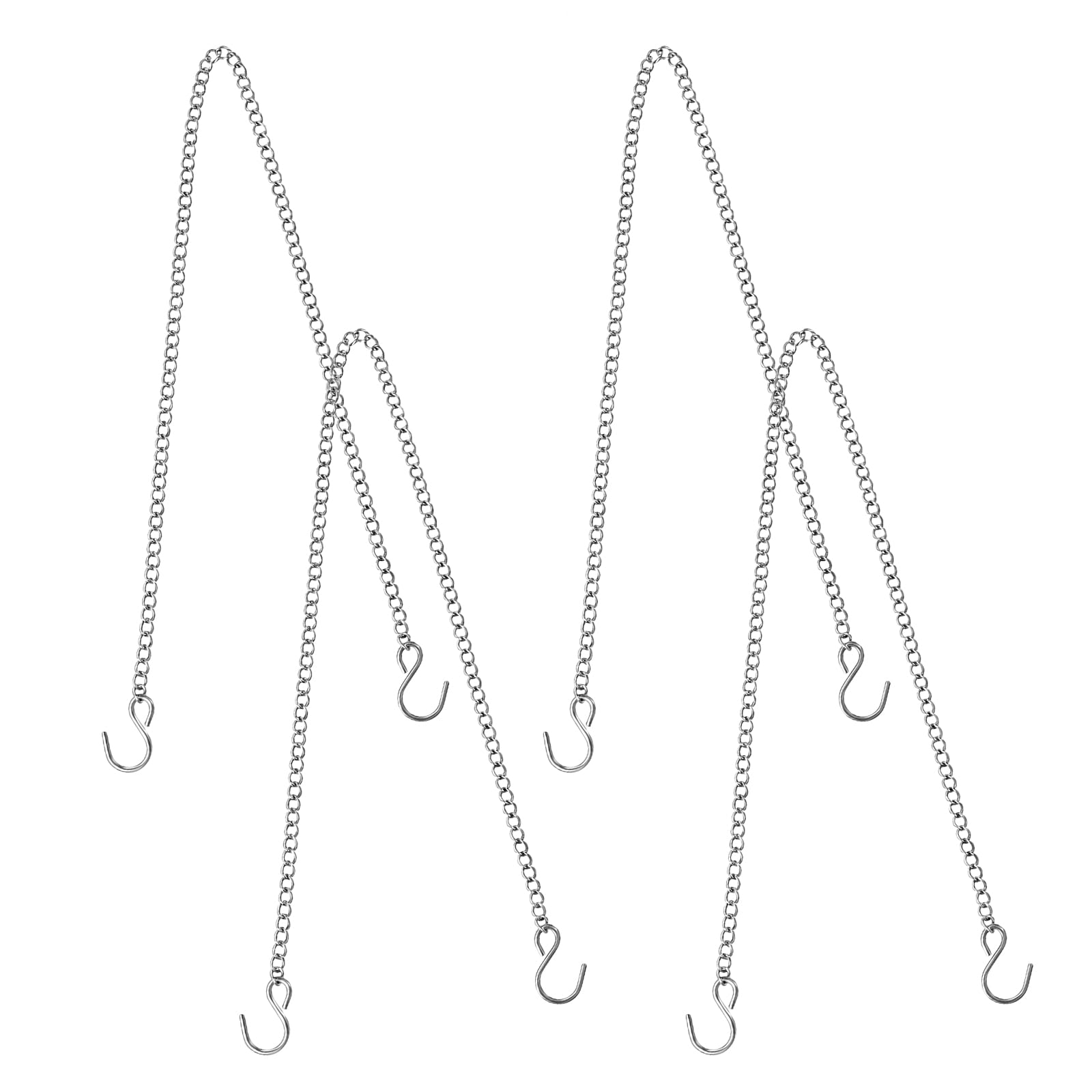 Aysatogc four-pack hanging chains for neon signs with 20 inch length and S hooks for quick setup