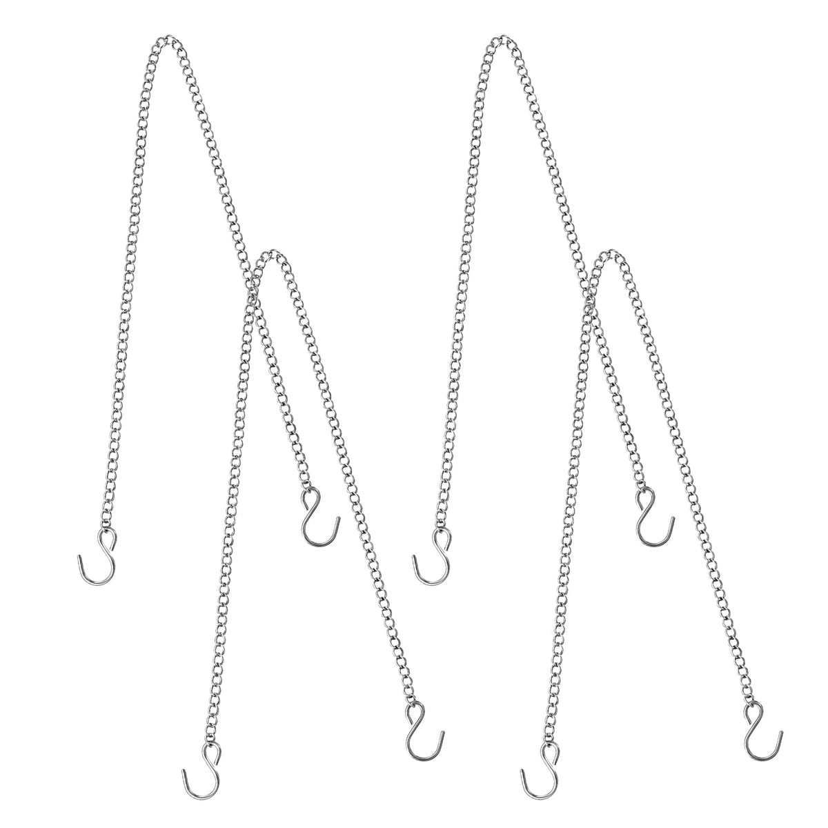 Aysatogc four-pack hanging chains for neon signs with 20 inch length and S hooks for quick setup