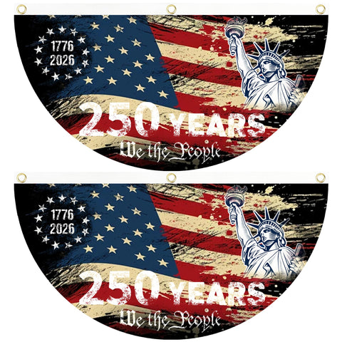 AYTHSRIC 250th anniversary flag front view with vivid colors for outdoor display.