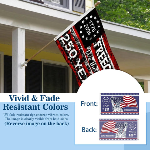 AYTHSRIC retro design flag stands out at community events.