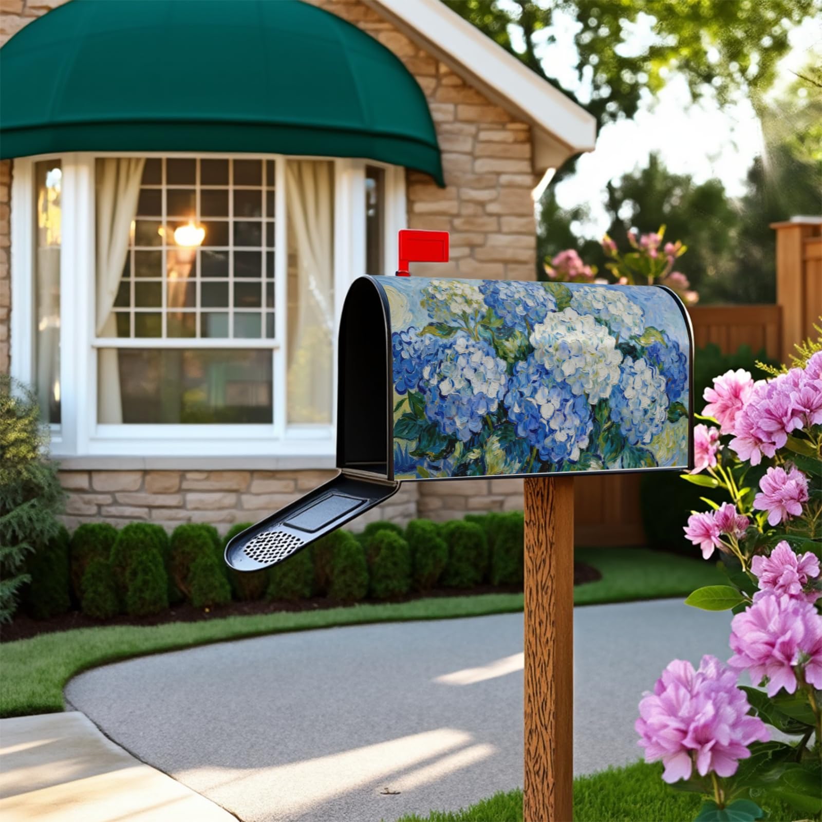 Aytipun reusable protective cover shields mailboxes from scratches.