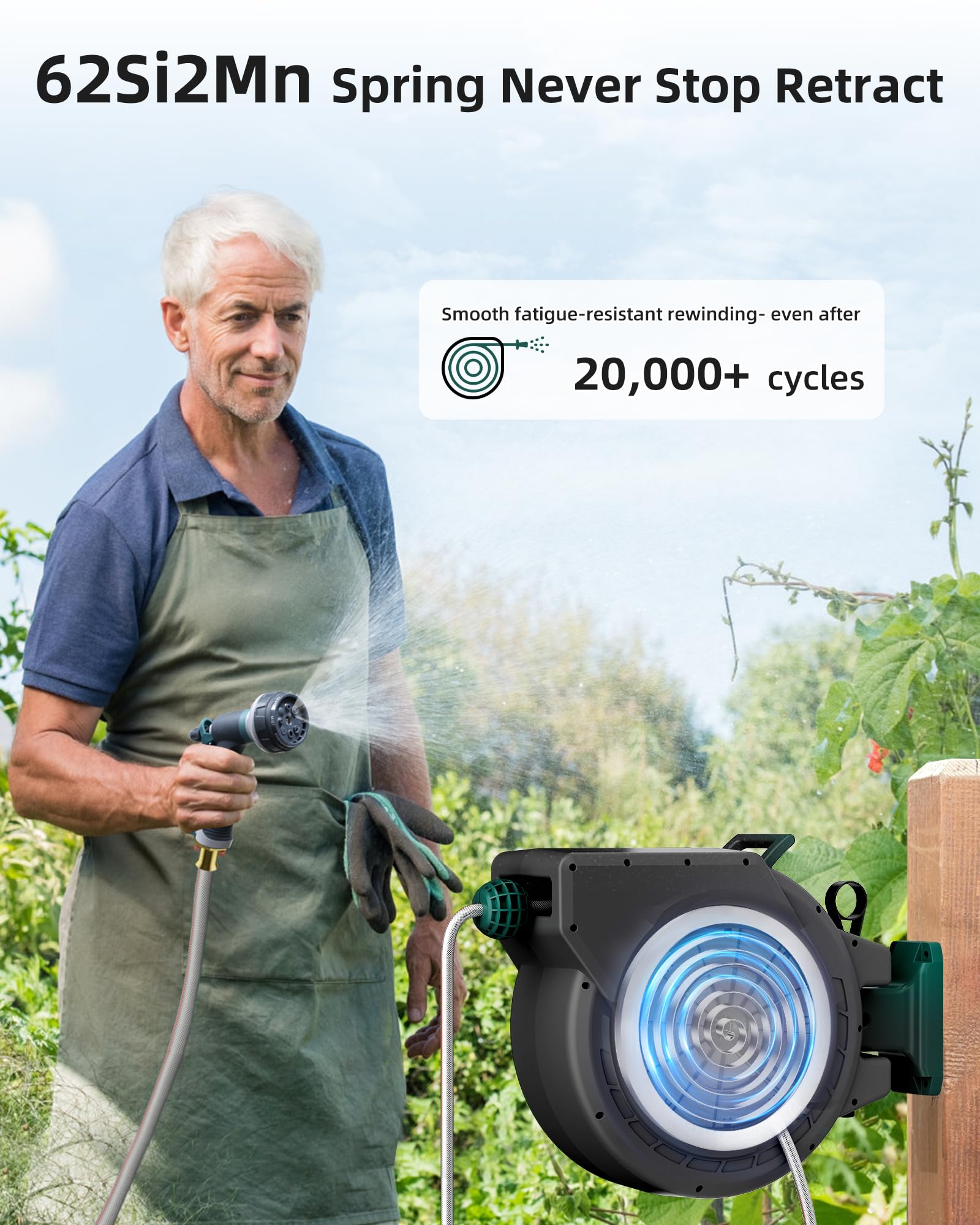 AYURA triple seal protection prevents leaks for cleaner watering sessions