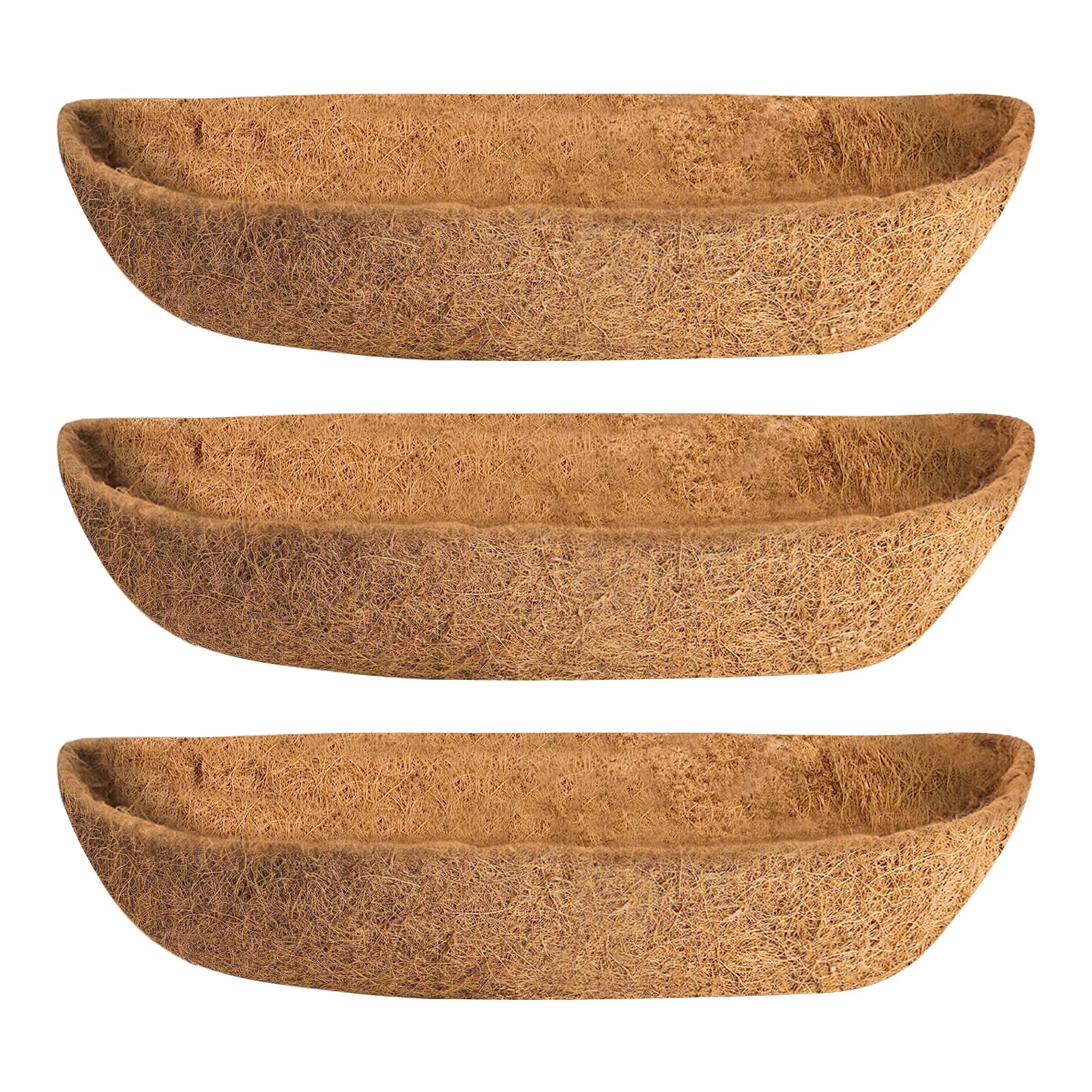 Ayybf 3-pack coco liner ready to fit various planters
