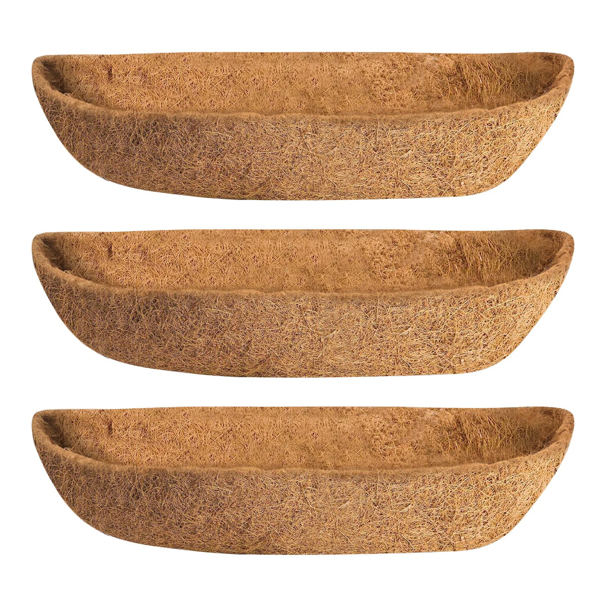 Ayybf 3-pack coco liner ready to fit various planters
