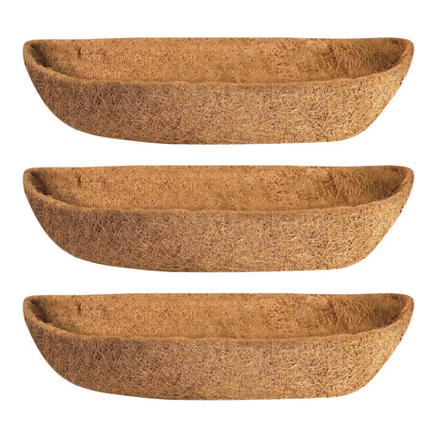 Ayybf 3-pack coco liner ready to fit various planters