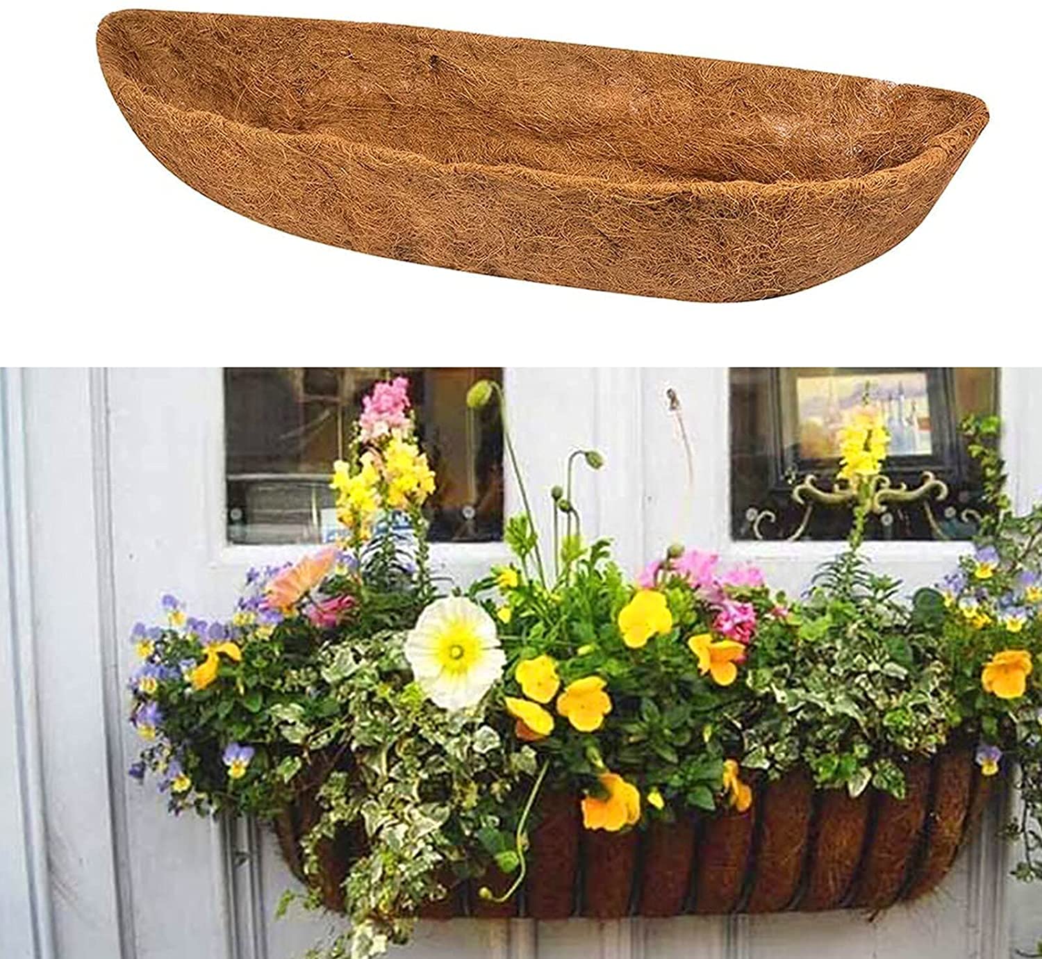 Ayybf wall basket liner adjustable fit for various containers