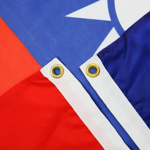 AZ FLAG Taiwan flag brass eyelets enable easy mounting