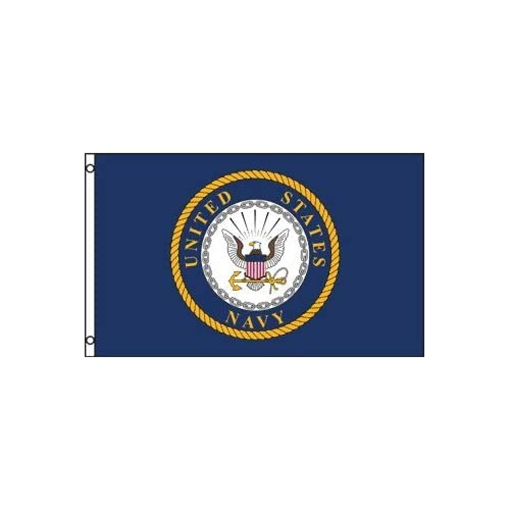 AZ FLAG US Navy emblem flag 3x5 ft, durable banner for events and displays