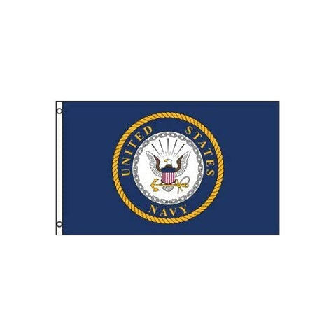 AZ FLAG US Navy emblem flag 3x5 ft, durable banner for events and displays