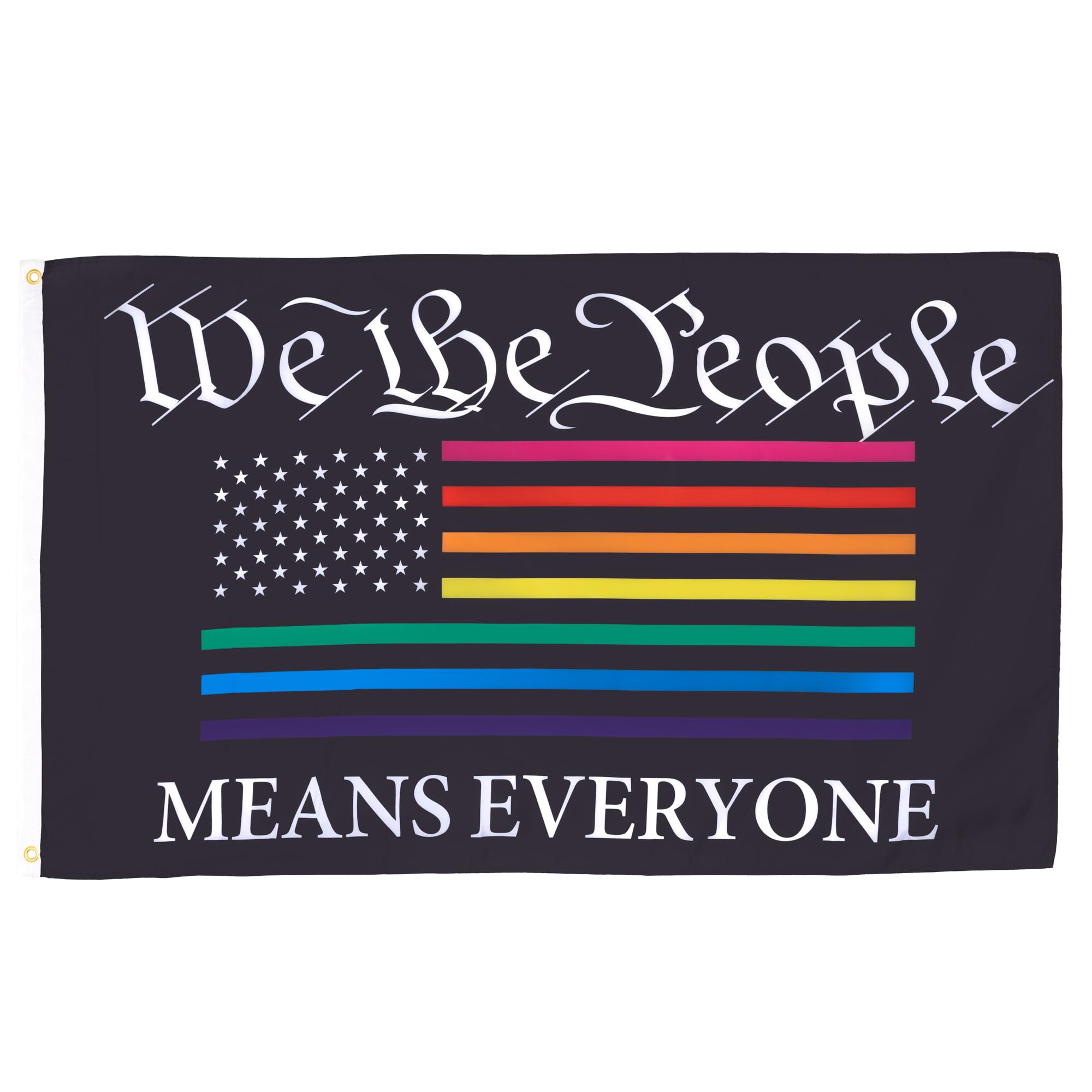 AZ FLAG We The People Rainbow Flag 3x5-foot with vivid colors for events
