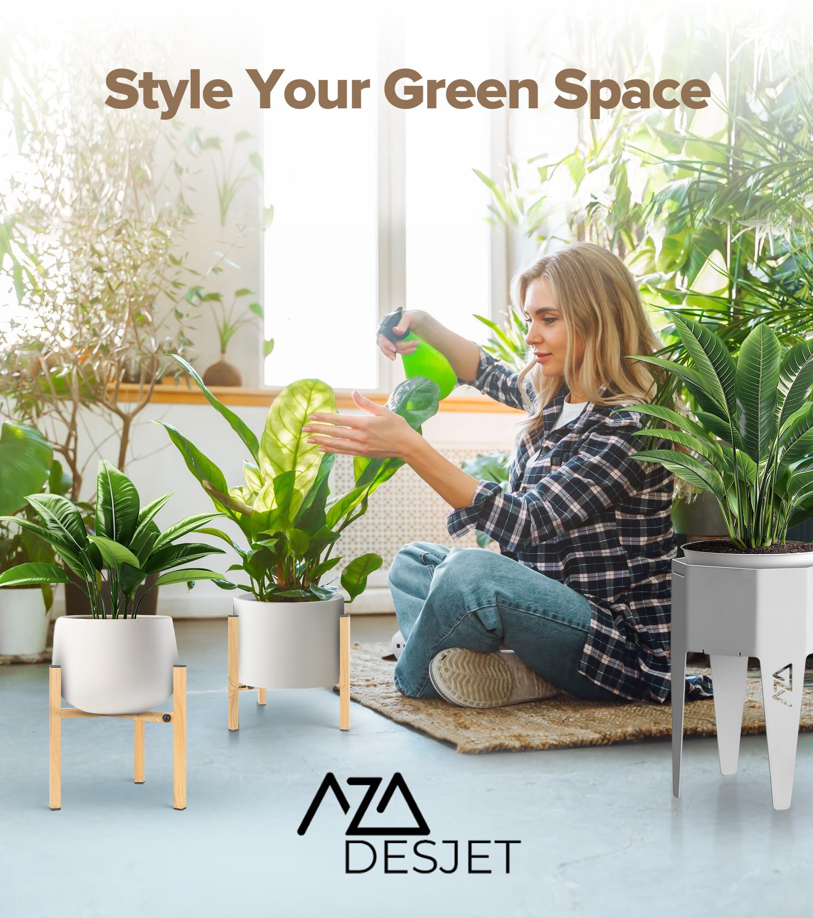 AZADESJET plant stand makes a thoughtful gift for plant lovers.