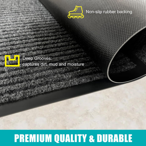 Azadx front porch mat built for high traffic areas.