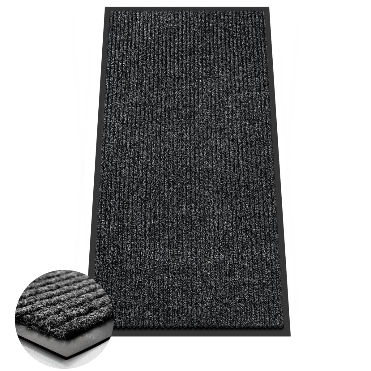 Azadx 2x4 door mat with ultra absorbent surface for muddy entryways.