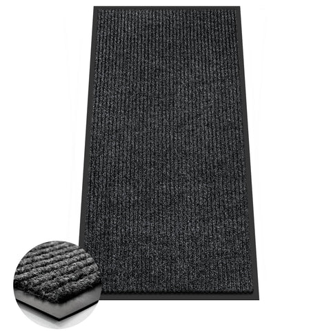Azadx 2x4 door mat with ultra absorbent surface for muddy entryways.