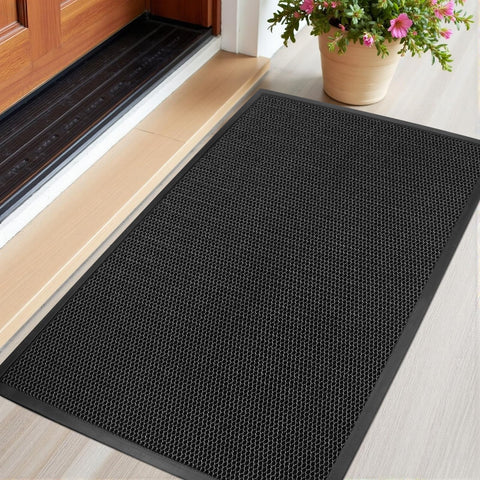 Azadx 23x35 door mat front view showing durable entry coverage and clean lines