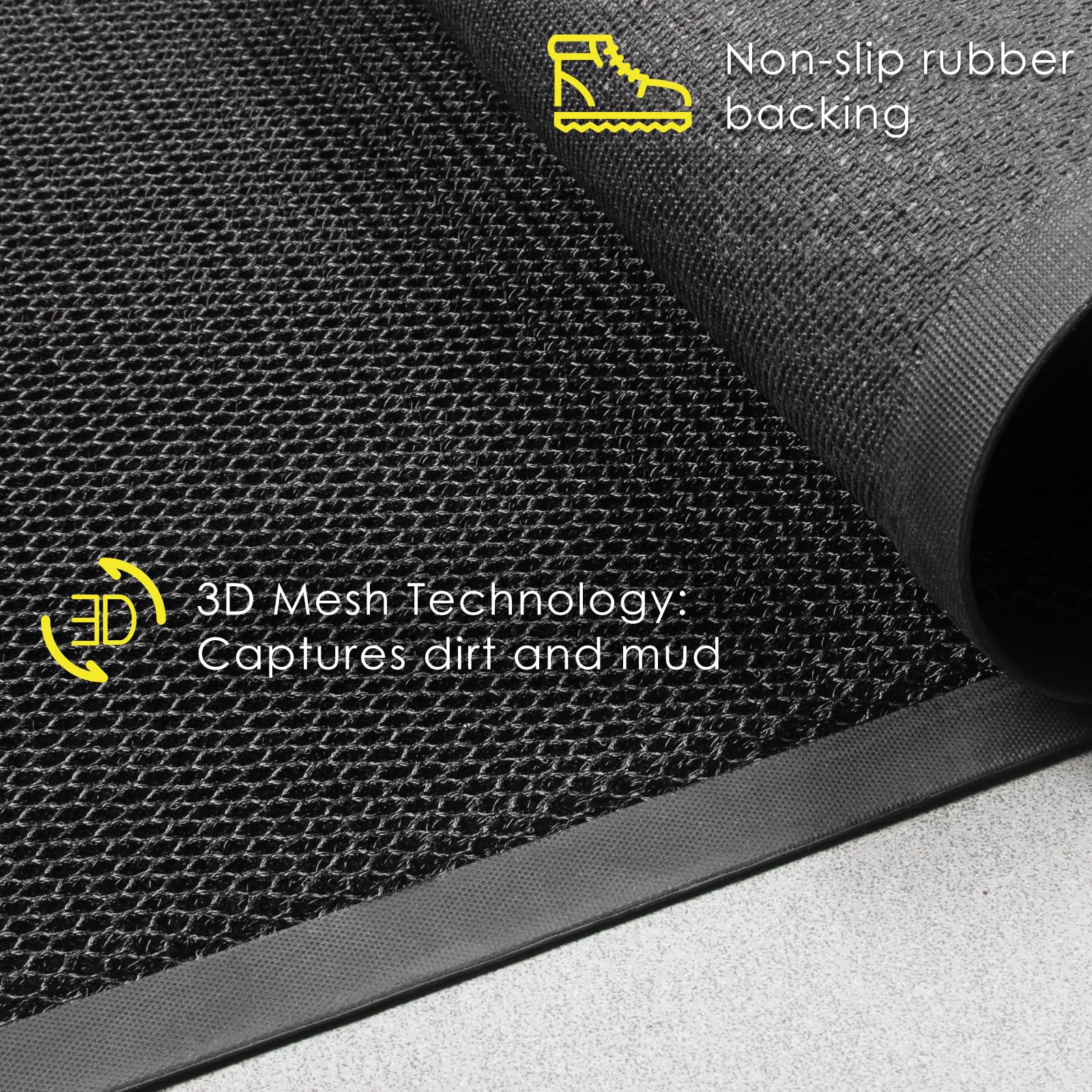 Azadx durable entrance mat designed for high-traffic lobbies