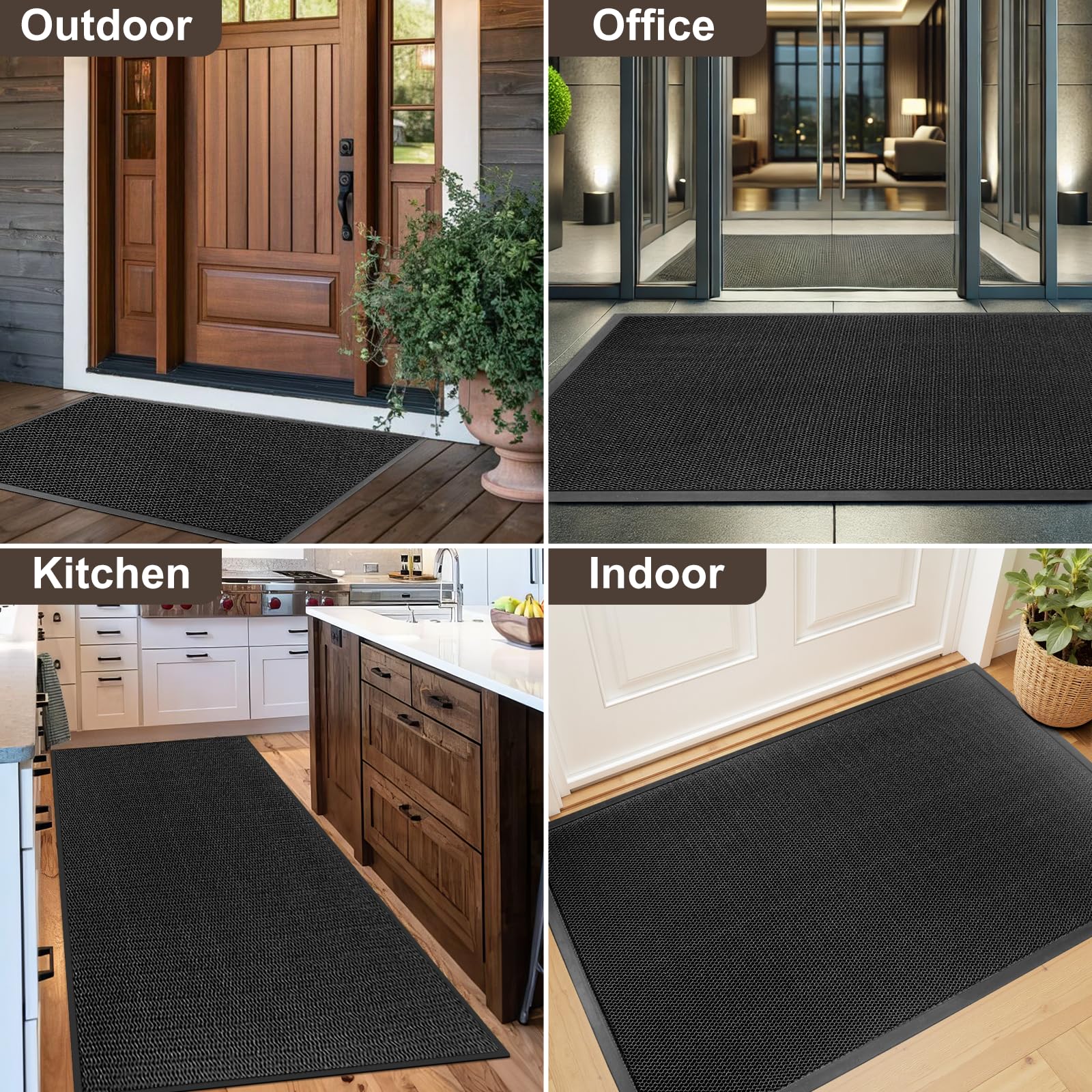 Azadx versatile mat suited for homes and commercial entrances