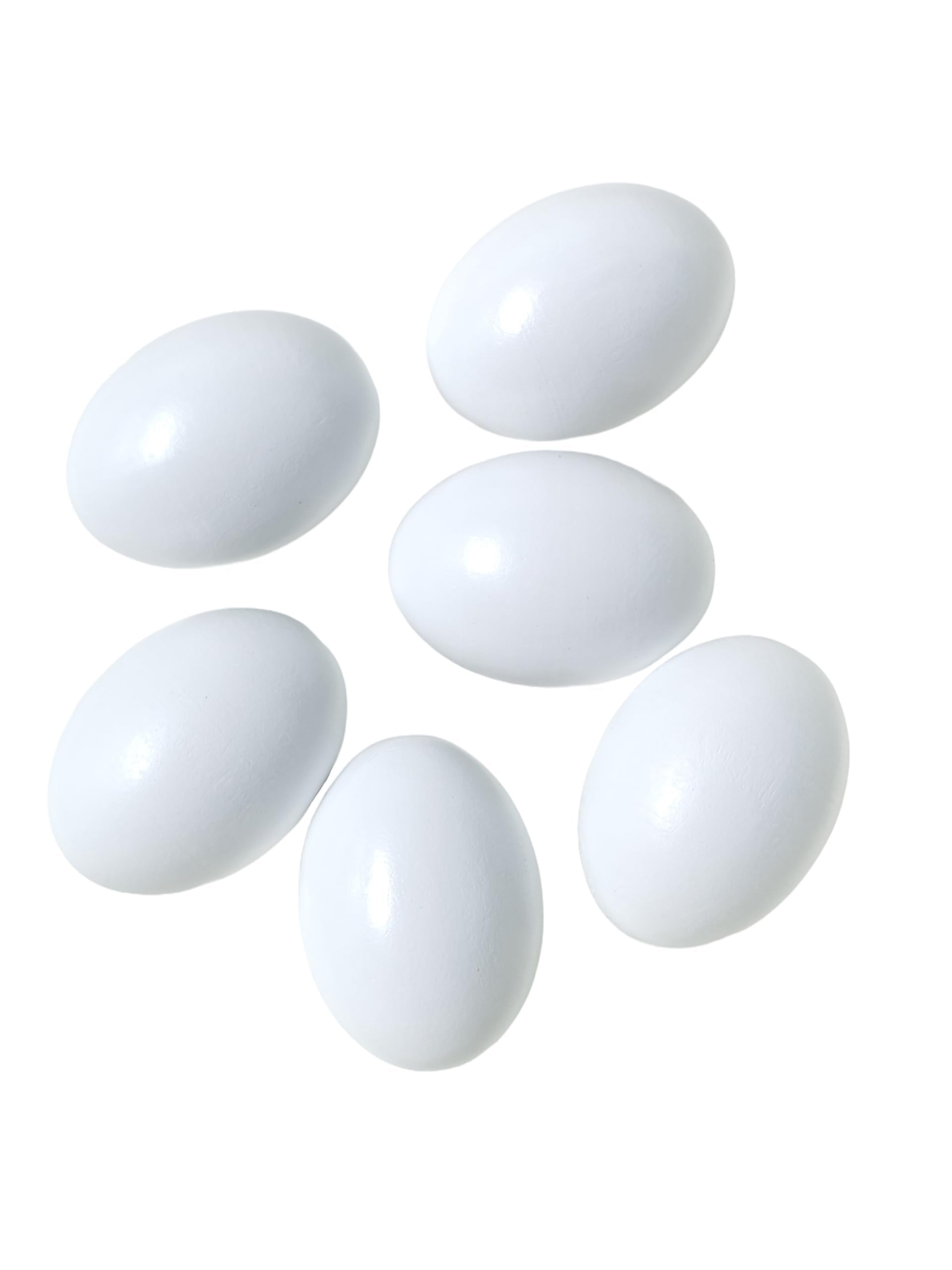 Azatemgo wooden eggs detailed closeup showing smooth finish for an authentic look