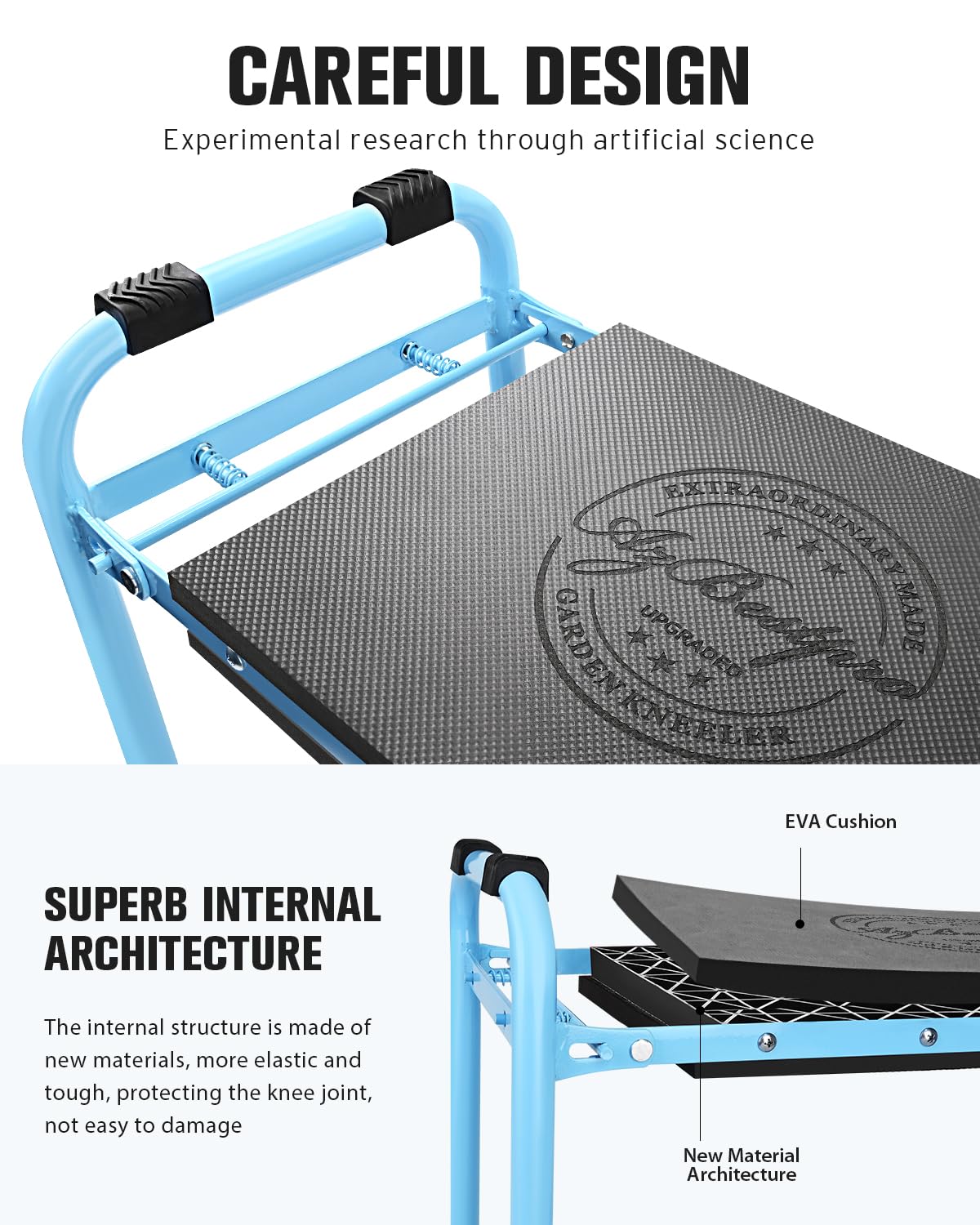 AZBestPro EVA texture enhances comfort during kneeling tasks