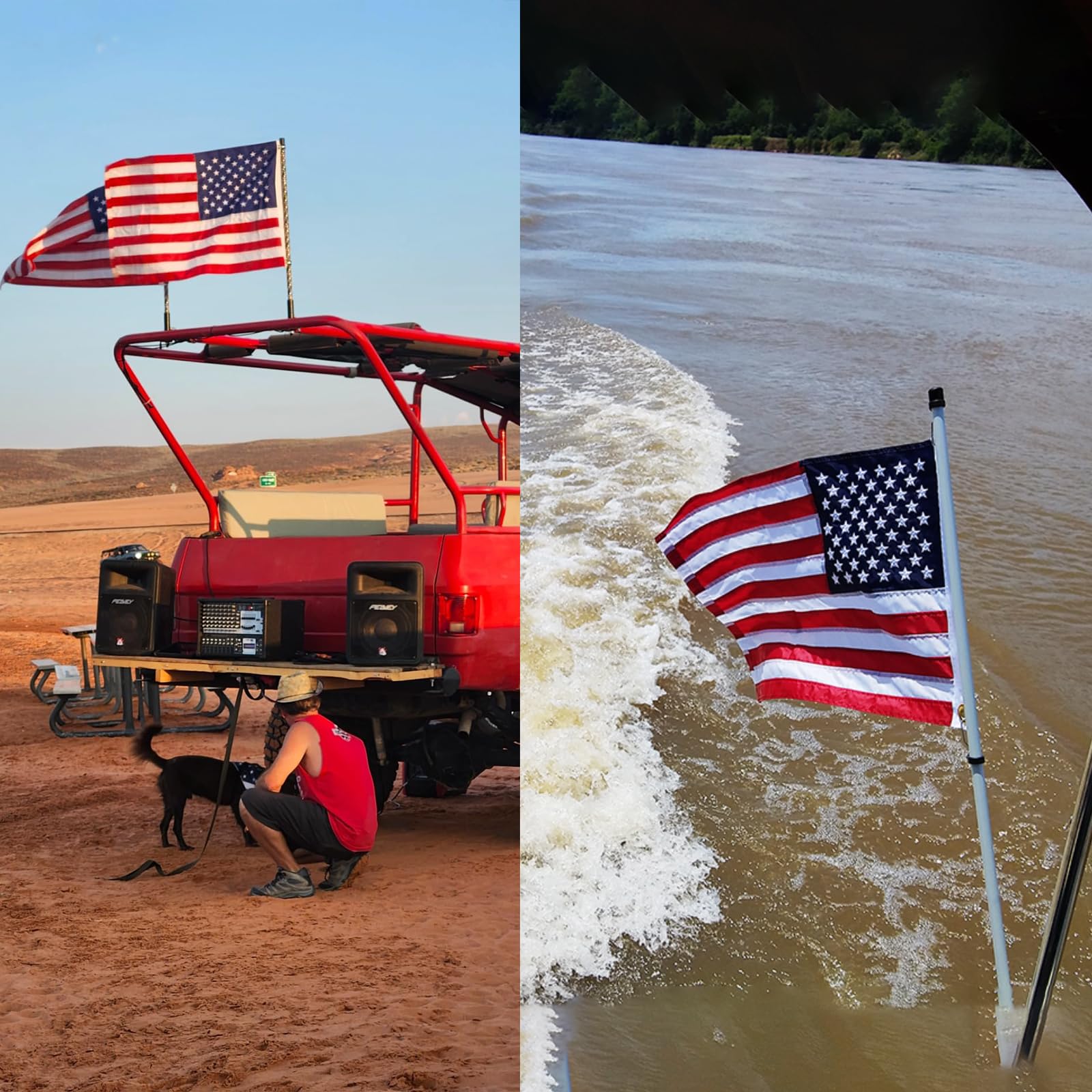 AZCOVER flag 12x18 warranty included for outdoor use confidence