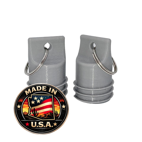 AzJake Propane Hose Plug with QCC1 seal for secure RV connections.