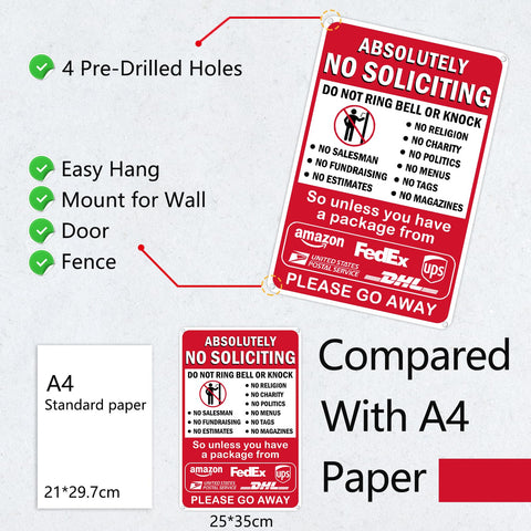 AzReference sign rounded corners for safe installation and long-lasting use.