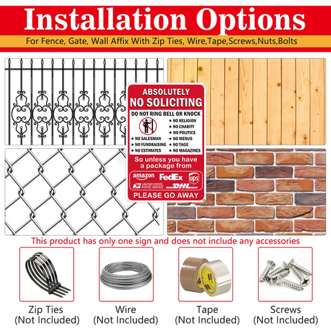 AzReference no soliciting sign for front door helps set boundaries respectfully.