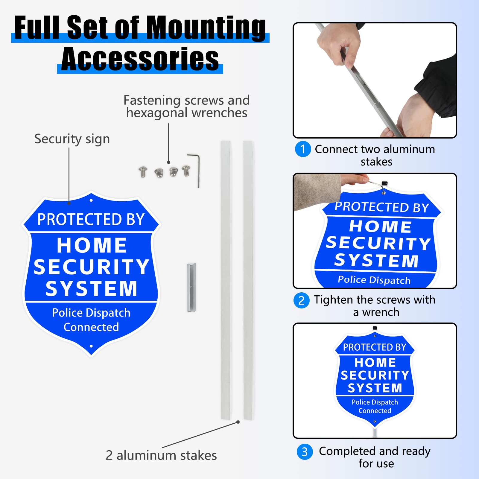 AzReference weatherproof aluminum sign stays vibrant against sun, rain, and wind.
