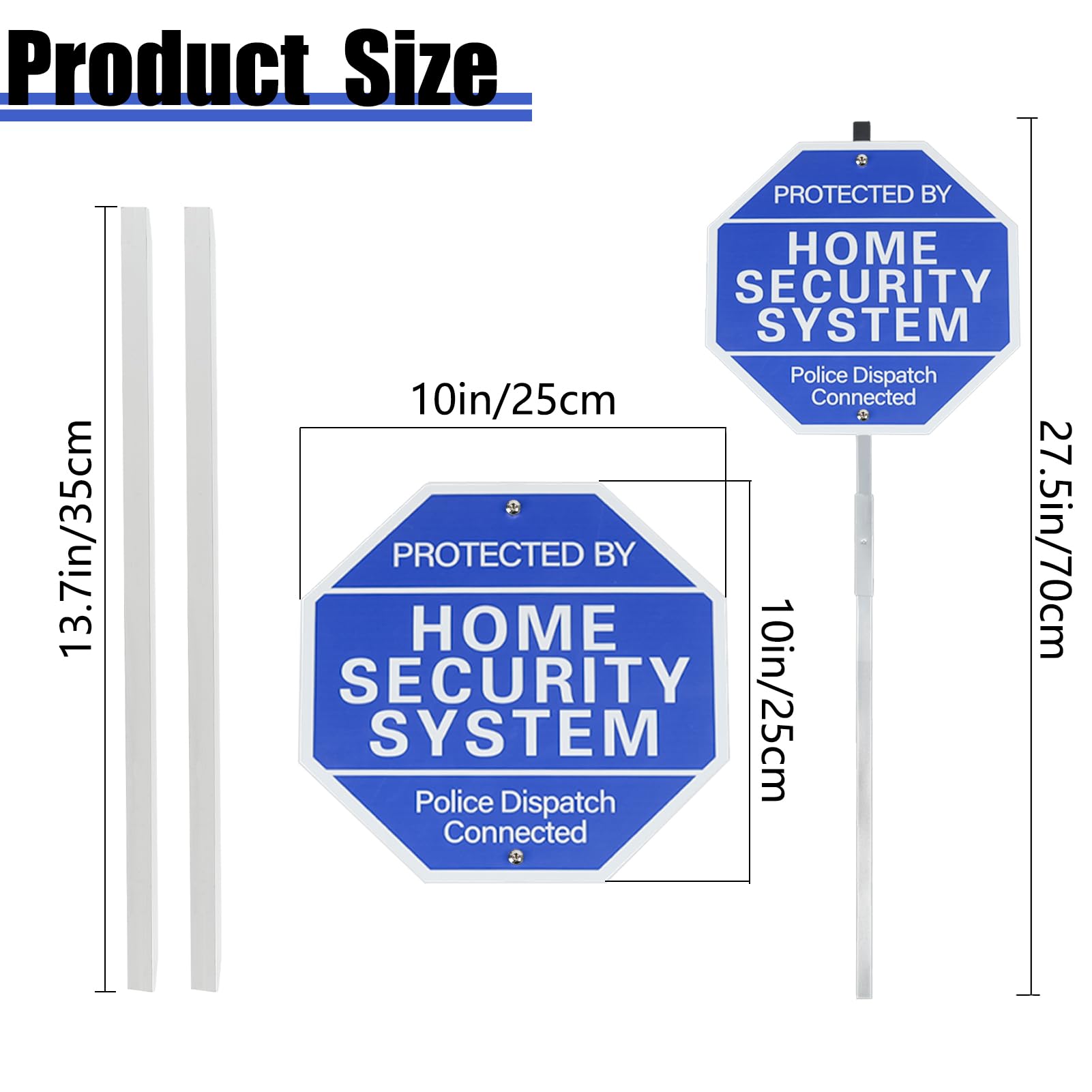 AzReference yard sign with ground stake for durable outdoor placement.