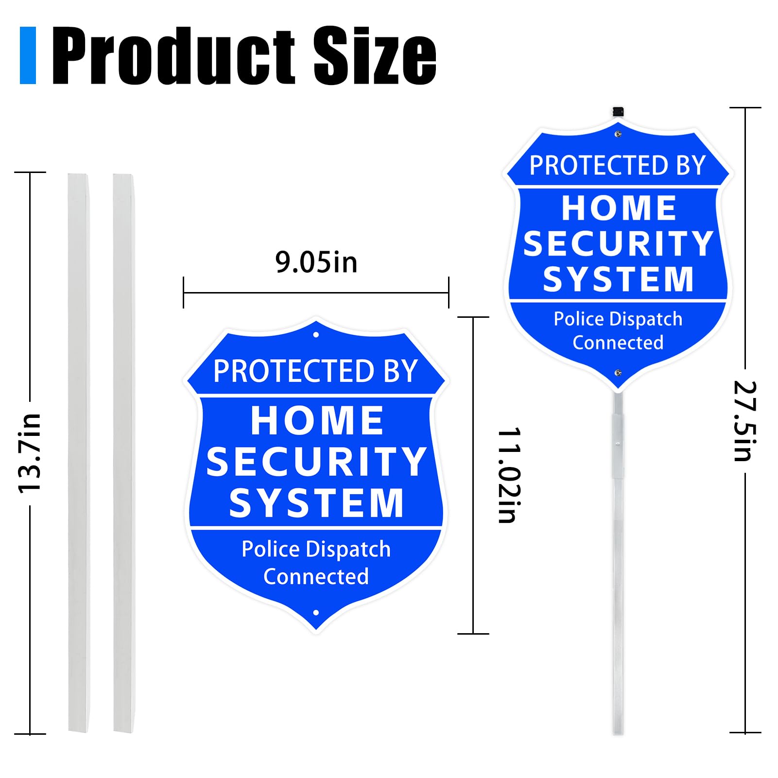 AzReference yard sign with pointed stake ready for quick outdoor installation.