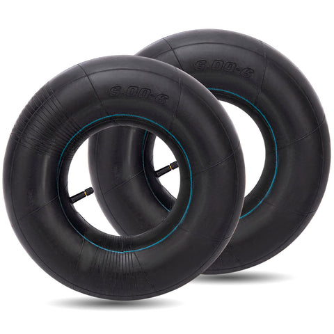 AZUNYYDS 15x6.00-6 inner tube packaging for lawn equipment, ready for installation.