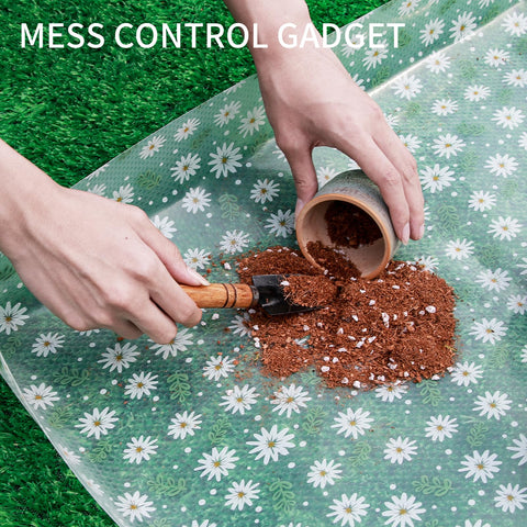 Azureblue mat is easy to wipe clean after use.