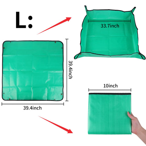 Azureblue multi-use mat ideal for painting, grooming, and crafts.