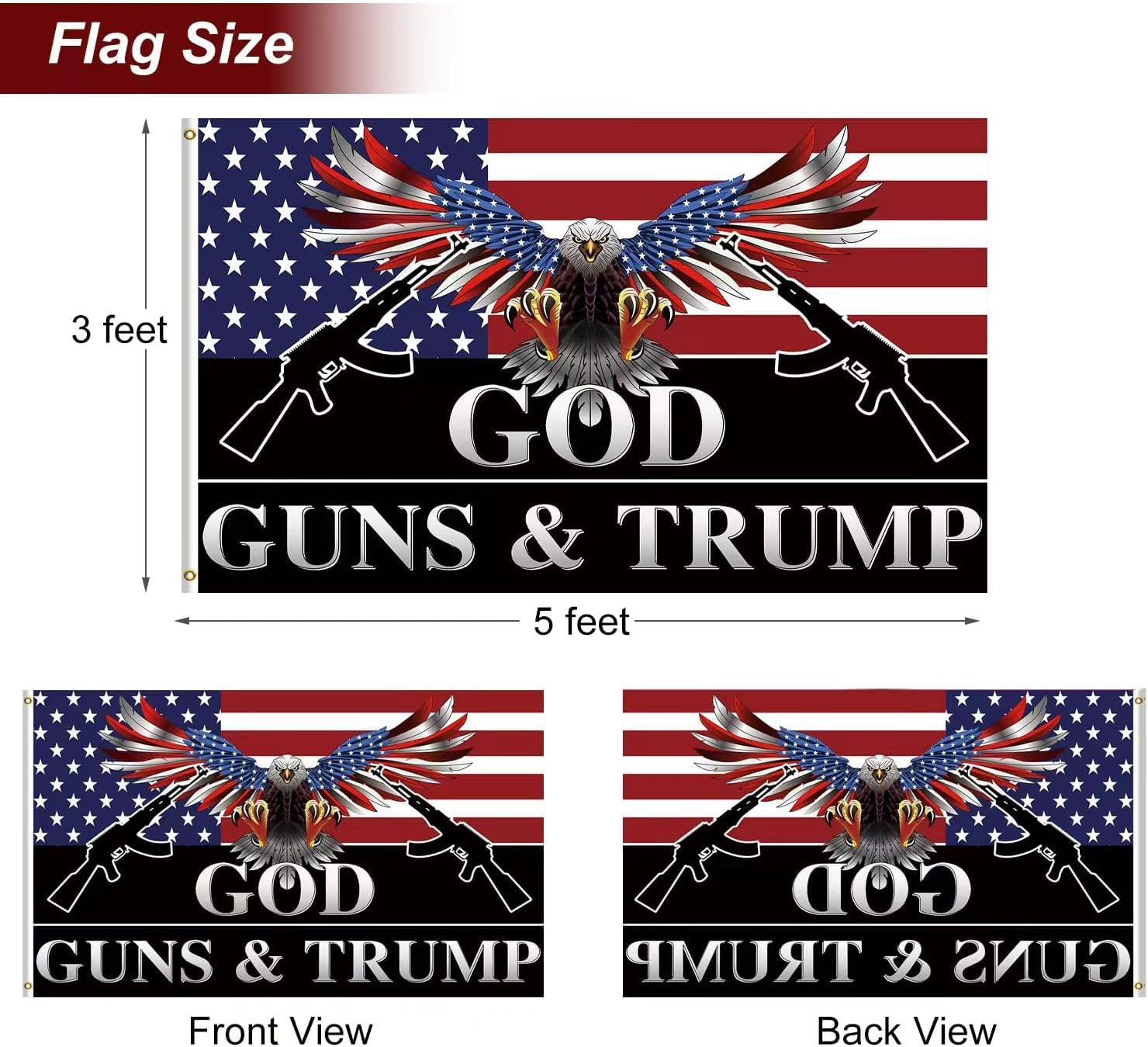 Azurtis 3x5 flag suitable for indoor or outdoor display and events.