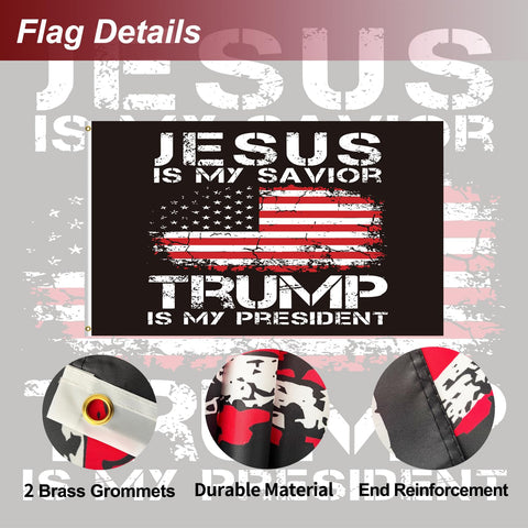 Azurtis flag with brass grommets for easy pole mounting.