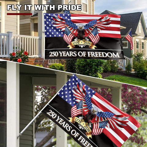 Azurtis 150D polyester flag showing durable weather resistance