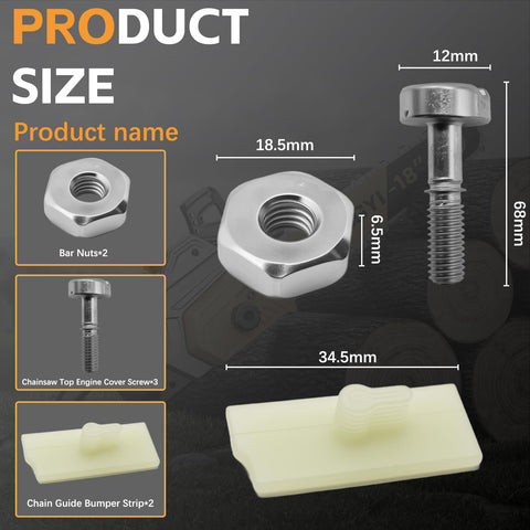 AZXX bumper strip for top cover preserves fit and durability on compatible Stihl units