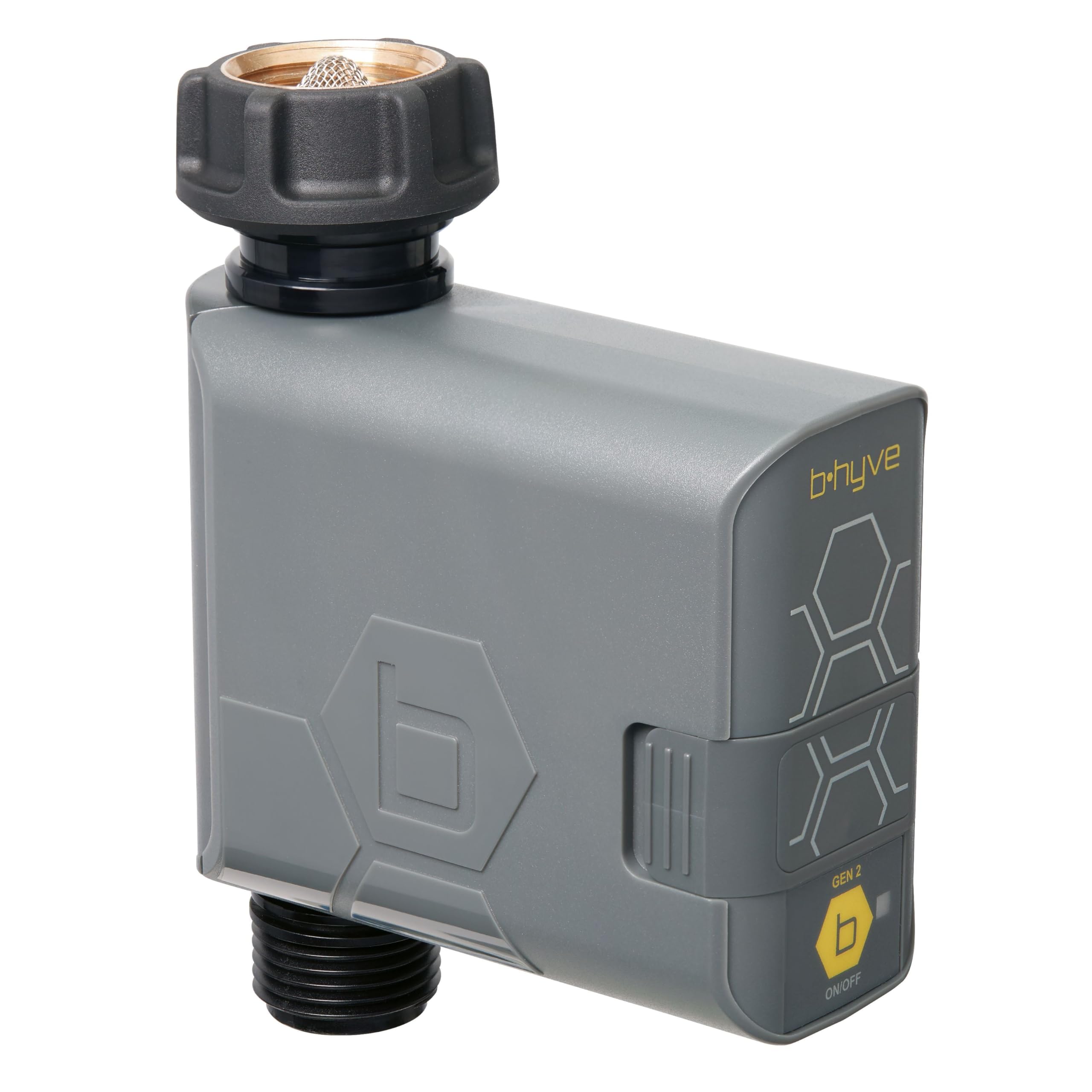 B-hyve Smart Hose Timer for outdoor use reduces water waste and protects plants.