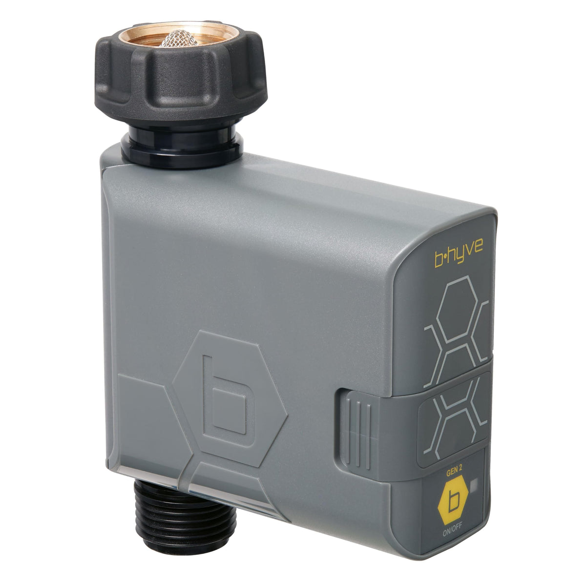 B-hyve Smart Hose Timer for outdoor use reduces water waste and protects plants.