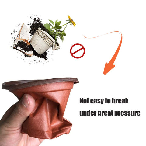 Baaxxango nursery pots soft lightweight plastic for easy handling