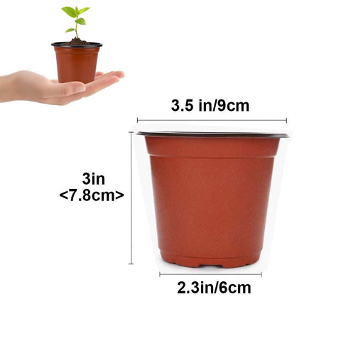 Baaxxango seed starting pots stackable design for space saving