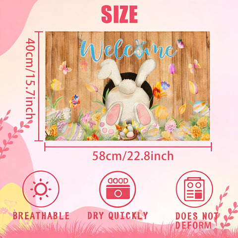 Babylounger washable doormat cleans easily after outdoor use.