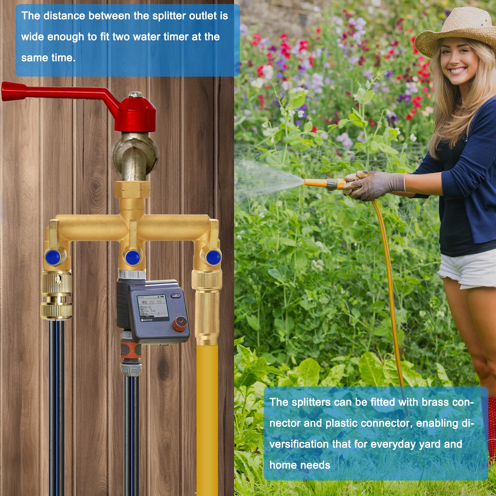 BACASIN three independent valves enable precise control for multiple zones