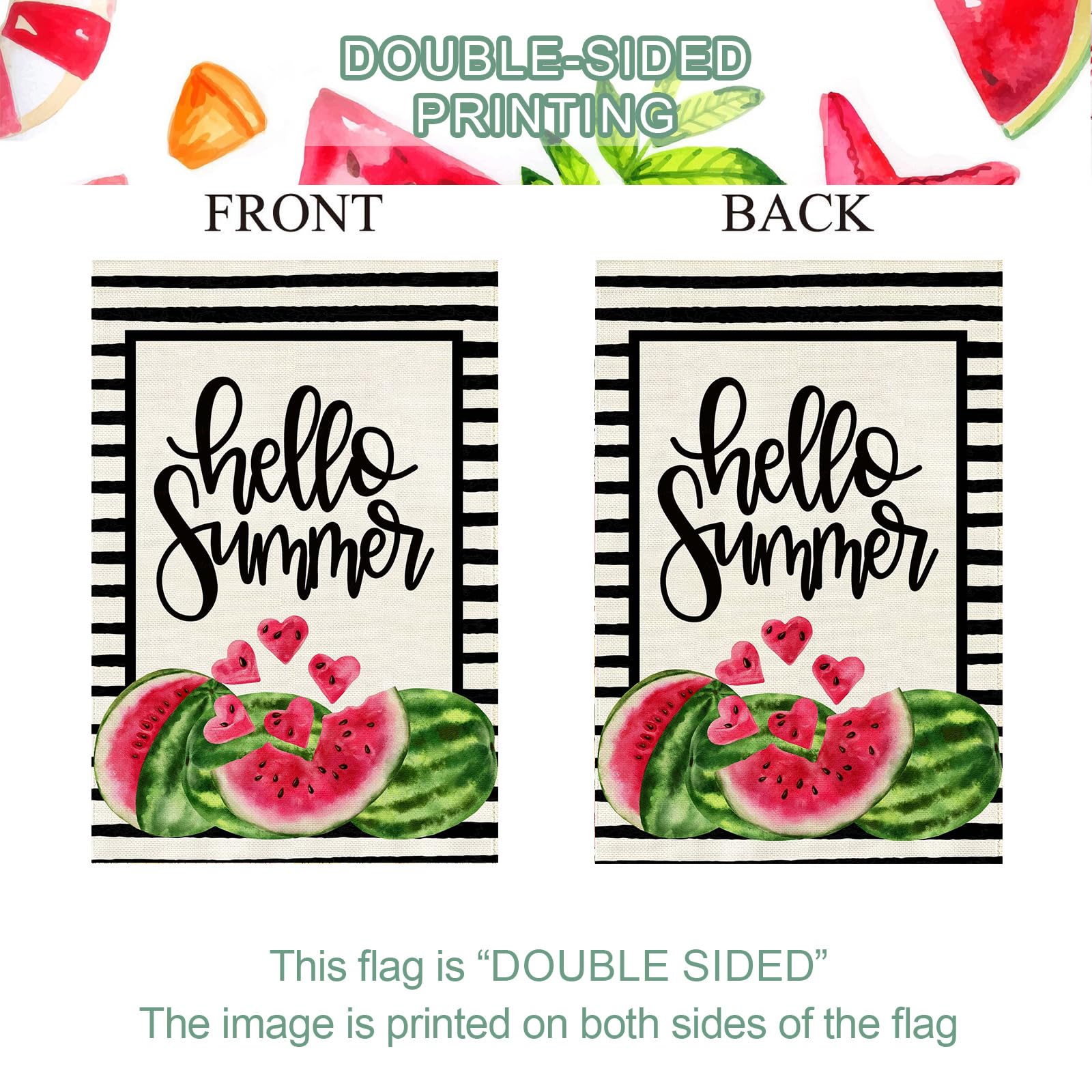 Baccessor 12x18 inch flag sized for porches, yards, and entryways.