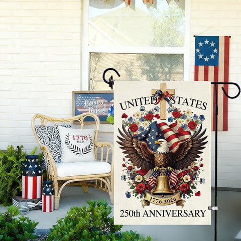 Baccessor compact 12x18 inch flag ideal for porches and small gardens