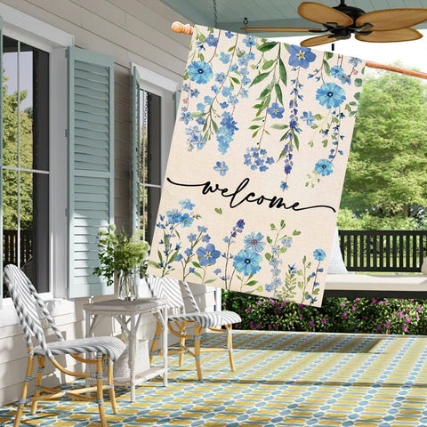 Baccessor burlap fabric close-up highlights durable texture for outdoor use.